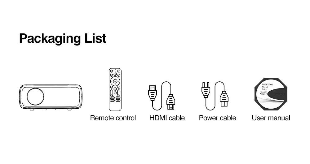 [Google TV/Android 14/Voice Control]Smart Projector 4K HD WiFi6 Netflix-Licensed Home Theater Outdoor Movie Auto Focus Projector