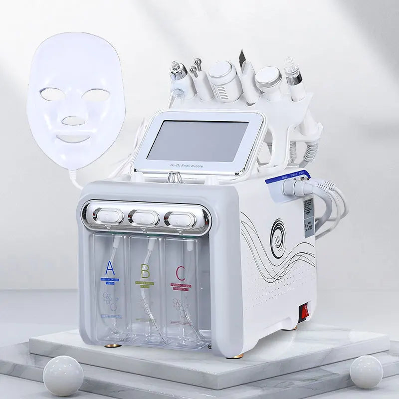 7 in 1 H2O2 Beauty Skin Cleansing Hydrofacial Machine Facial Machine Water Aqua Peeling for Home Use