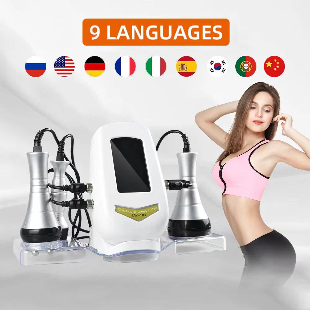 3/4-in-1 40K Body Slimming Massager Cavitation Machine Multi-Functional Device Face Body Tightening Lifting  Beauty Salon