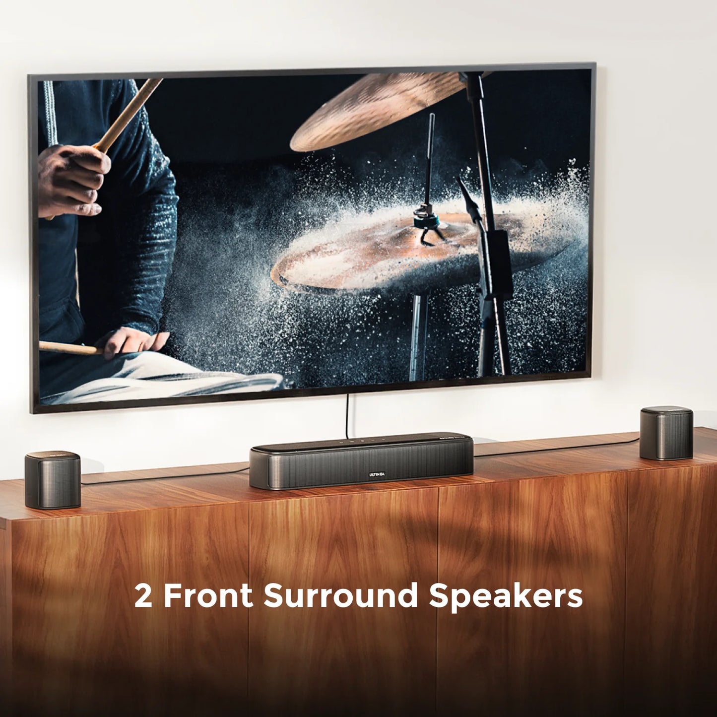 ULTIMEA 350W 7.1 Soundbar for TV with Dolby Atmos,Home Theater Technology Bluetooth Speakers with Subwoofer&4 Surround Speakers
